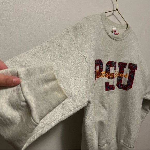Vintage 90s Penn‎ State PSU Nittany Lions Crewneck Sweatshirt Gray Mens Large - Picture 4 of 7
